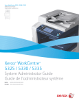 Xerox WorkCentre 5325/5330/5335 Administrator's Guide