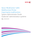 Xerox WorkCentre 4265 Administrator's Guide