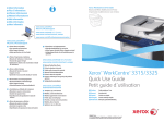 Xerox WorkCentre 3315/3325 Quick Reference Guide
