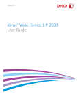 Xerox Wide Format IJP 2000 User's Manual