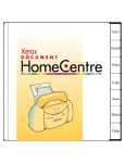 Xerox Document HomeCentre User's Manual