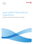 Xerox D136 Administrator's Guide