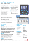 Xerox C60/C70 Quick Guide