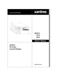 Xantrex RV2012 User's Manual