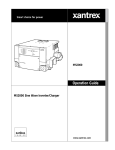 Xantrex MS2000 User's Manual