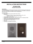 Xantech Door DCCBB User's Manual