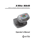 X-Rite MA48 User's Manual