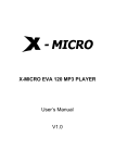 X-Micro EVA 120 User's Manual