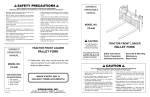 Worksaver PF-448 User's Manual