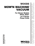 Woods Equipment POWERTILT MX61 User's Manual