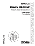 Woods Equipment MAN0115 User's Manual