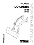 Woods Equipment LOADERS LF138 User's Manual