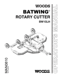 Woods Equipment BATWING BW15LH User's Manual