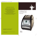 Wolfgang Puck BBME025 User's Manual