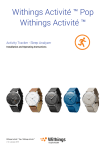 Withings Activite Pop Operating Instructions