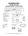 Winegard RS-1500 User's Manual