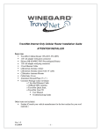 Winegard TRAVELNET TN-2033 User's Manual