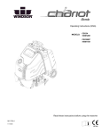 Windsor Chariot Scrubber 10061090 User's Manual