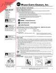 Wibur Curtis Company PTTD-3 User's Manual