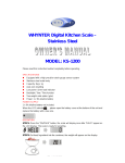 Whynter KS-1200 User's Manual