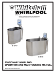 Whitehall Products E-27-S User's Manual