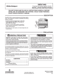 White Rodgers 50E47-843 Installation Instructions