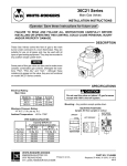 White Rodgers 36C21 User's Manual