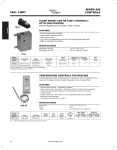 White Rodgers 230-22 Temperature Control for Heating Catalog Page