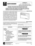 White Rodgers 1F97W-71 User's Manual