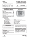 White Rodgers 1F80ST-0471 Installation and Operation Instructions (Spanish)