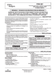 White Rodgers 1F80-361 Installation and Operation Instructions