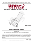 White Outdoor 235 User's Manual