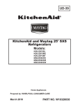 Whirlpool Refrigerator KSRJ25FXMS User's Manual