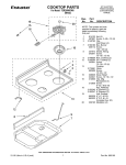 Whirlpool Cooktop TER20W0DW0 User's Manual