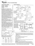 Whirlpool WGD5300V User's Manual
