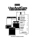 Whirlpool WASHERS User's Manual