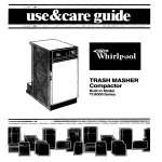 Whirlpool TU4000 User's Manual