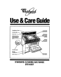 Whirlpool SF5140EY User's Manual