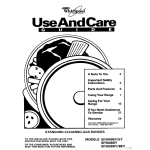 Whirlpool SF3000SY/EY User's Manual