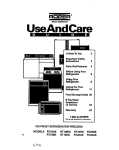 Whirlpool RT18AK User's Manual