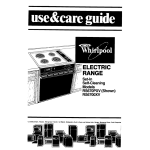 Whirlpool RS6700XV User's Manual