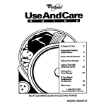 Whirlpool RS363PXY User's Manual