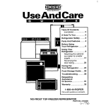 Whirlpool Roper RT16DKXDN03 User's Manual