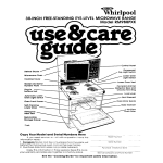 Whirlpool RM988PXK User's Manual