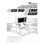 Whirlpool RJE-960P User's Manual