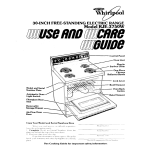 Whirlpool RJE-3750W User's Manual