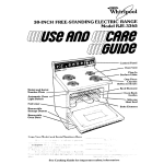 Whirlpool RJE-3365 User's Manual