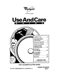 Whirlpool RF4700XB User's Manual