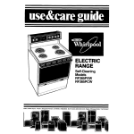 Whirlpool RF385PCW User's Manual
