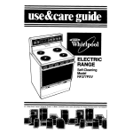 Whirlpool RF377PXV User's Manual